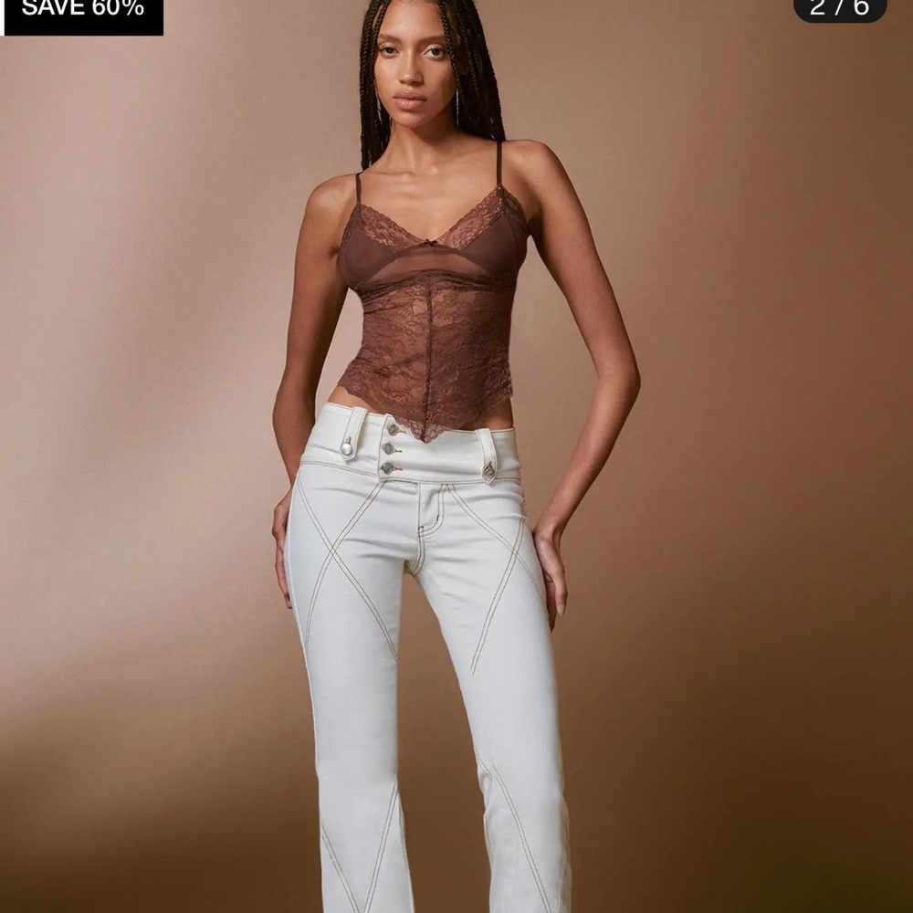 IAMGIA Georgina top in brown